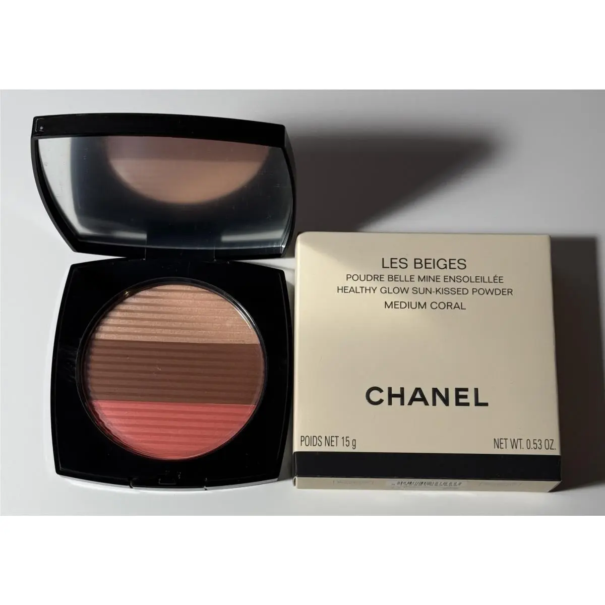 Chanel Medium Coral Les Beiges Healthy Glow Sun-kissed Powder
