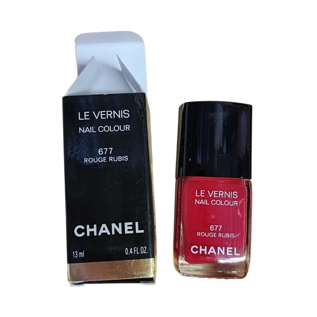 Chanel Le Vernis Nail Colour Nail Polish 677 Rouge Rubis 0.4 oz - Rouge Rubis