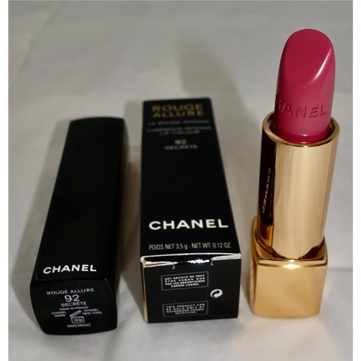 Chanel Rouge Allure Luminous Intense Lip Colour 92 Secrete 3.5g