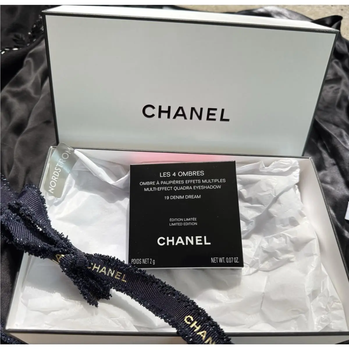 Chanel Les 4 Ombres Eyeshadow Quad Palette 19 Denim Dream Collection