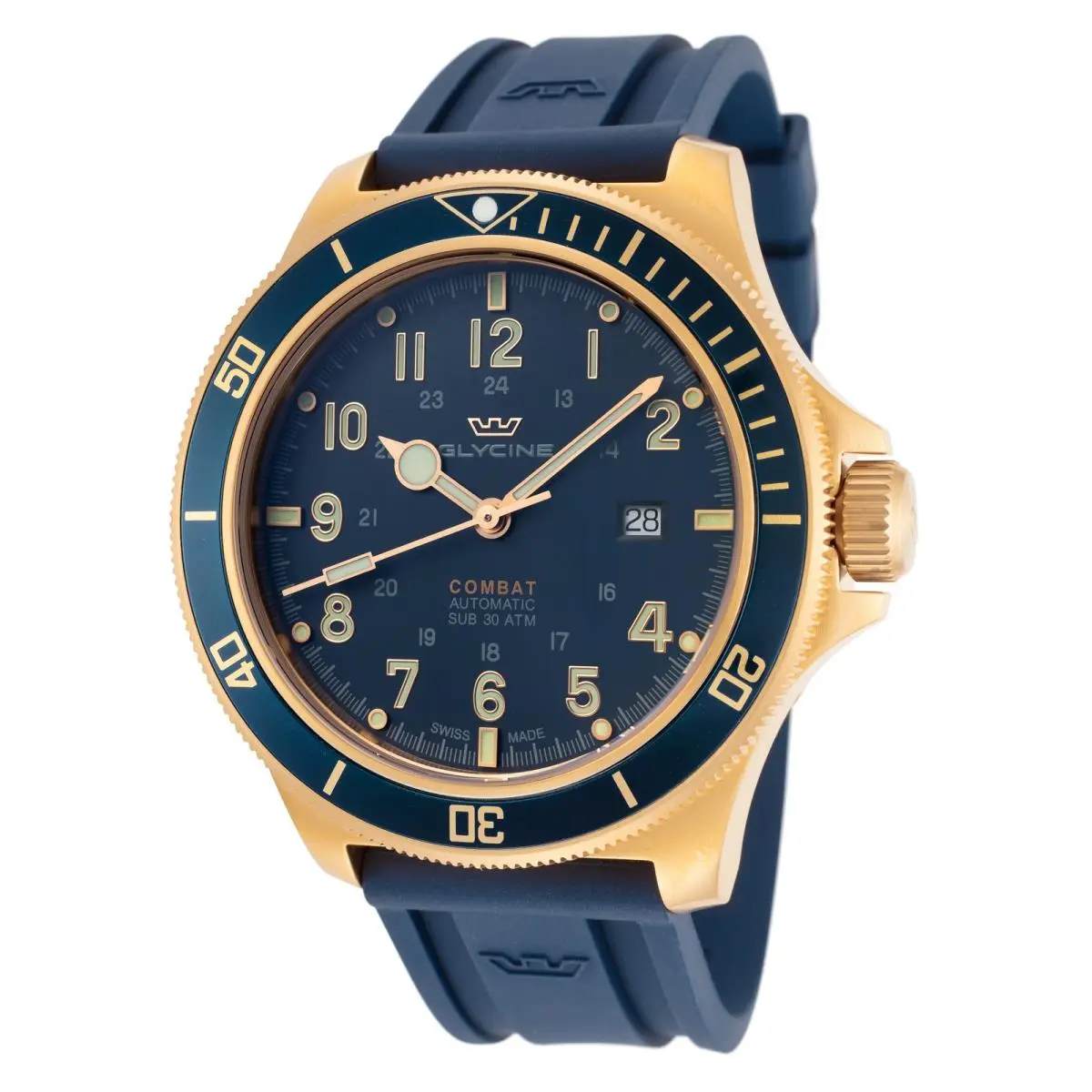 Glycine Men`s Combat Sub 46 46mm Automatic Watch GL0282
