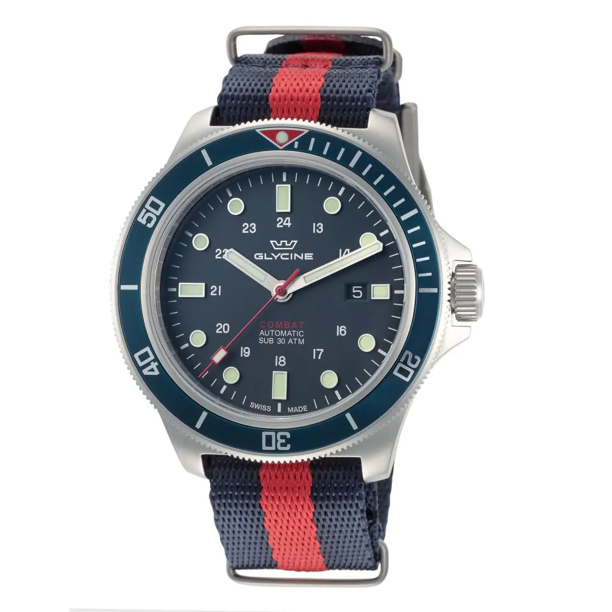 Glycine Men`s Combat Sub 46mm Automatic Watch GL0257