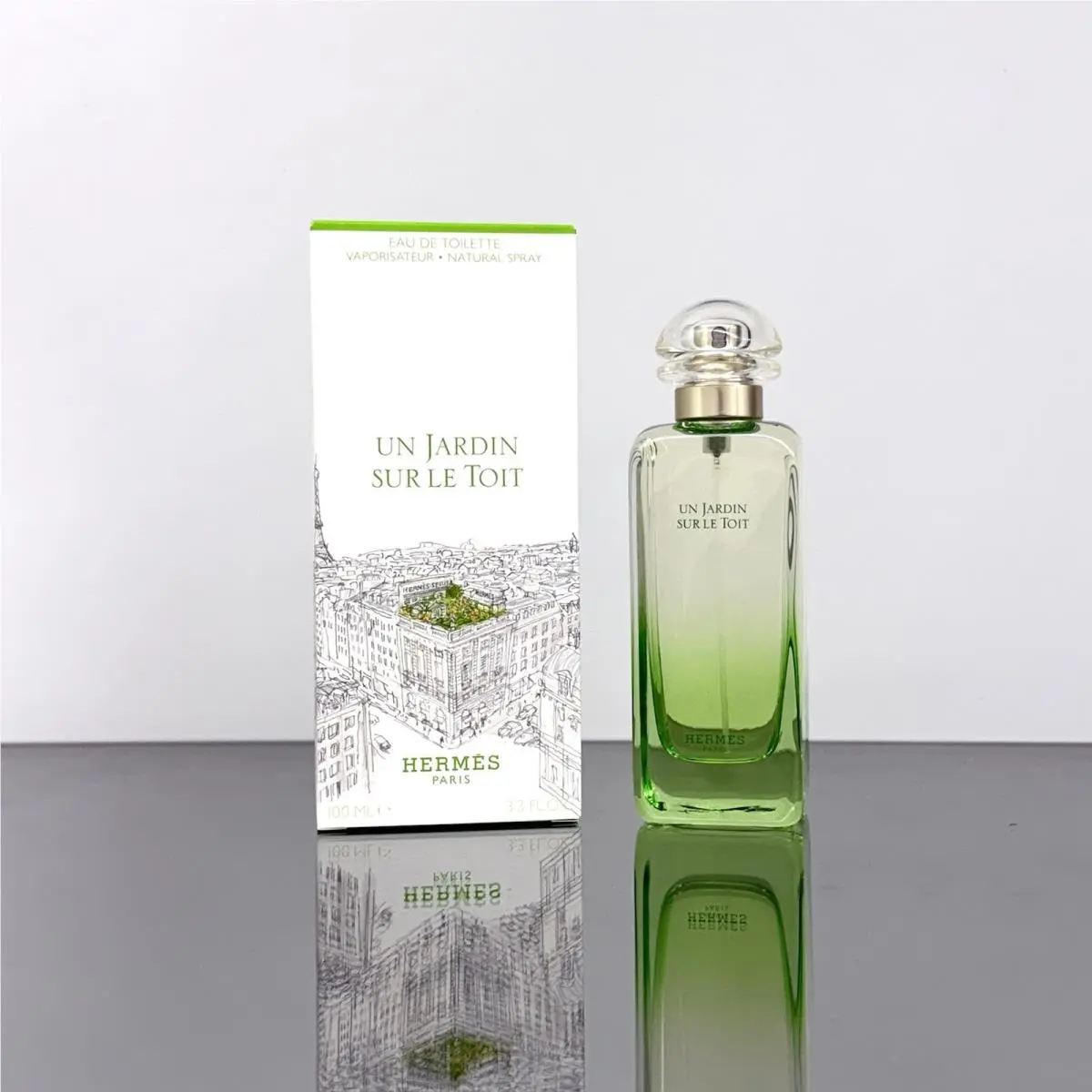 Hermes UN Jardin Sur LE Toit Unisex 3.3oz-100ml Edt Spray New-sealed BQ20