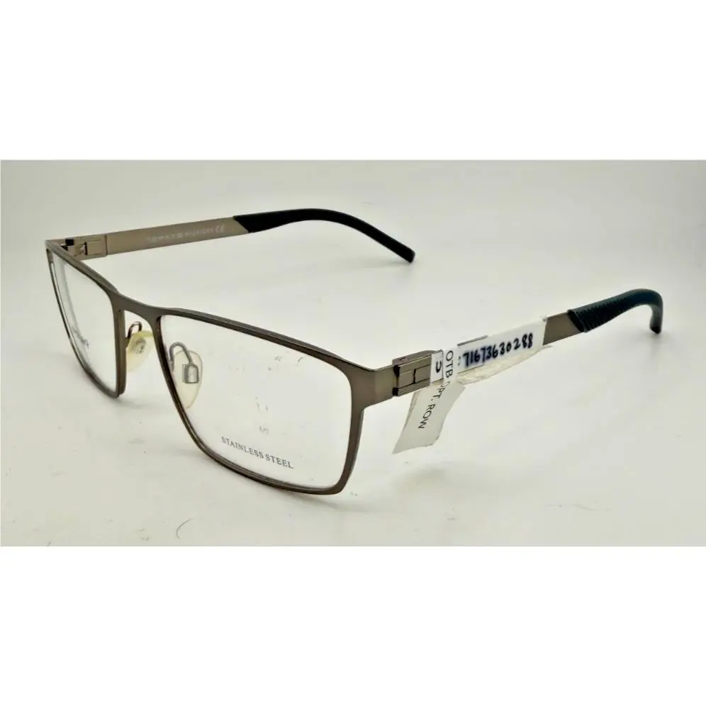 Tom Hilfiger Eyeglasses Frames Only 98416781 Silver Full Rim 58-19-140