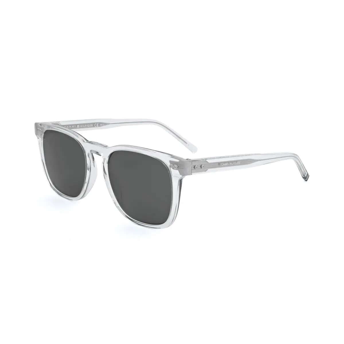 Men`s 52 mm Crystal Sunglasses TH1887-S-900-52 by Tommy Hilfiger