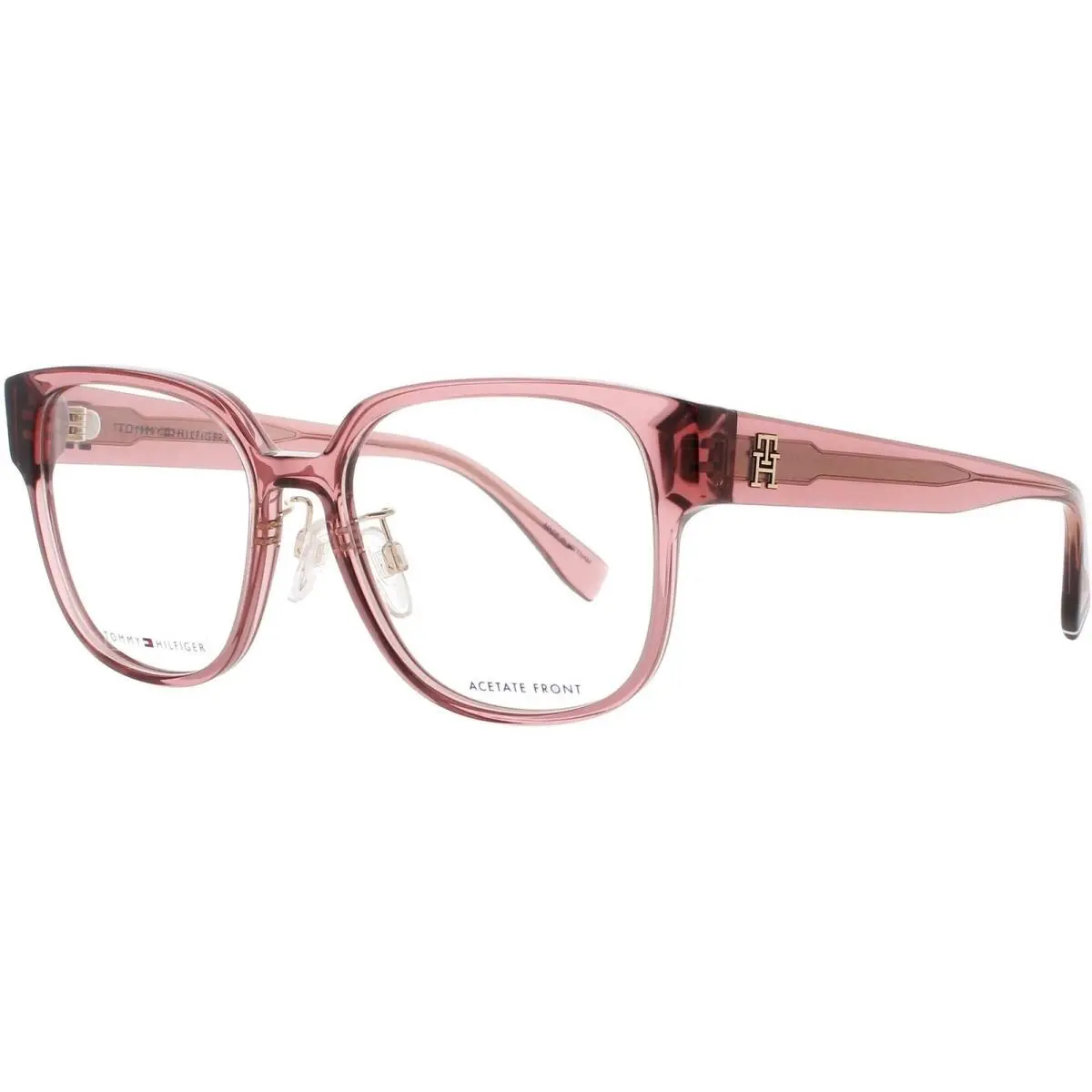 Women`s Eyeglasses Pink Plastic Full Rim Frame TH 2117/F 35J by Tommy Hilfiger