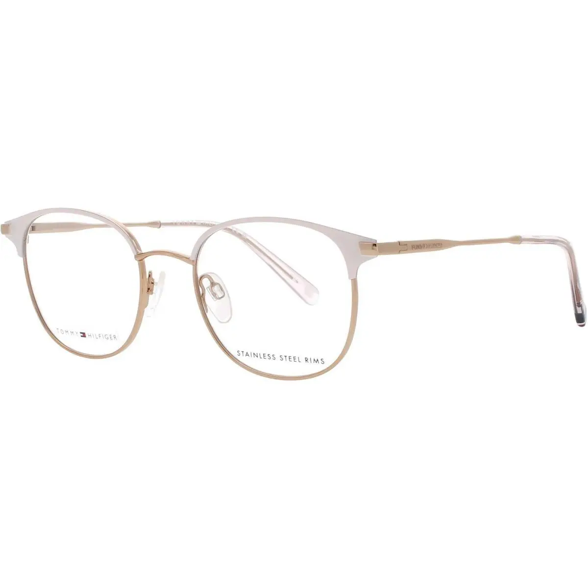 Women`s Eyeglasses Copper Gold/nude Full Rim Frame TH 2003 PY3 by Tommy Hilfiger