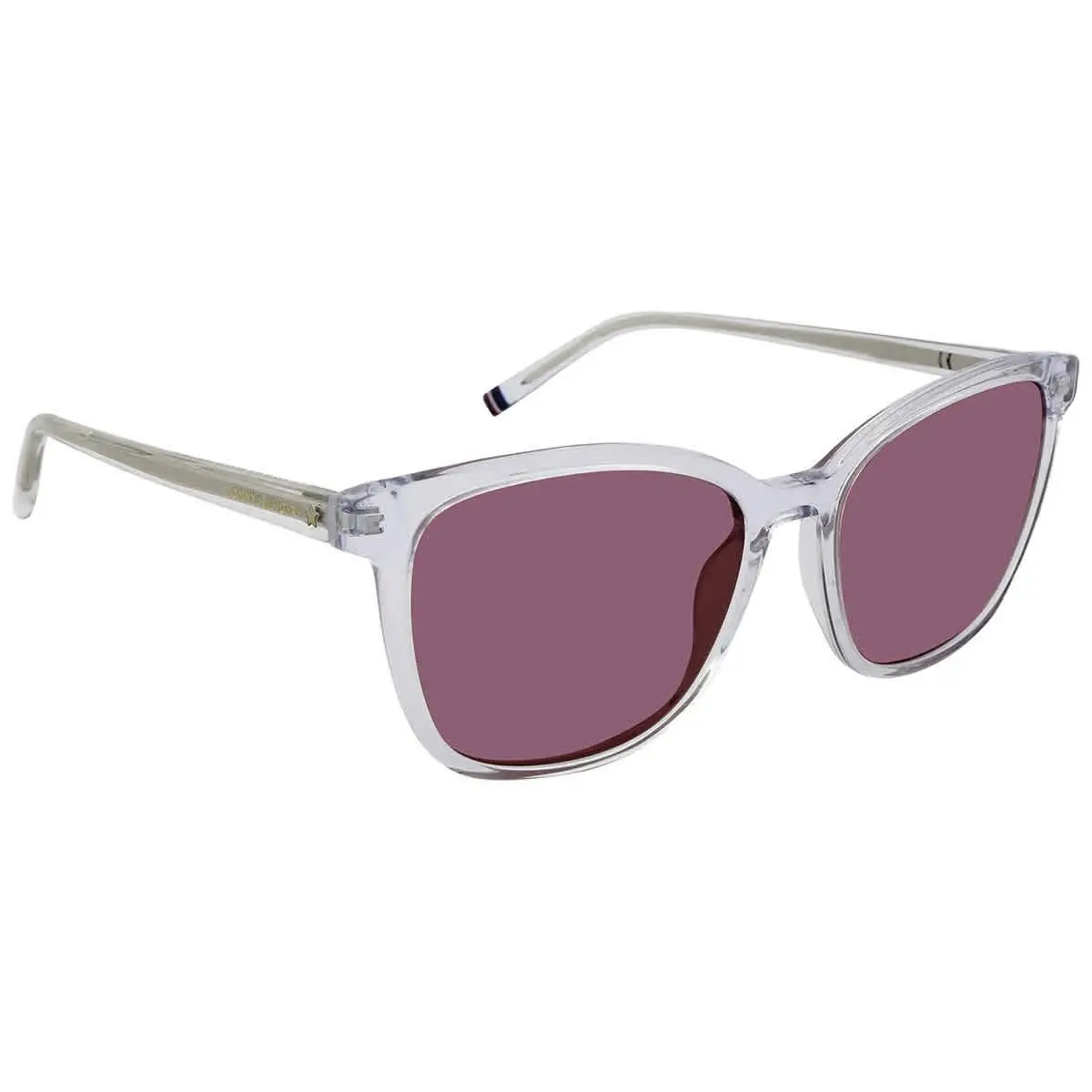 Burgundy Rectangular Ladies Sunglasses TH 1723/S 0900 54 by Tommy Hilfiger