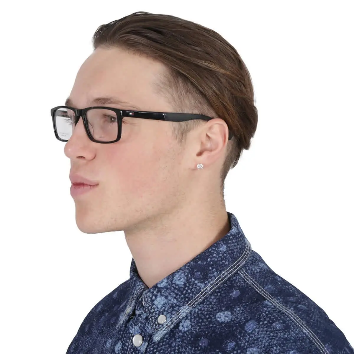 Tommy Hilfiger Demo Rectangular Men`s Eyeglasses TH 1909 0807 56 TH 1909 0807 56