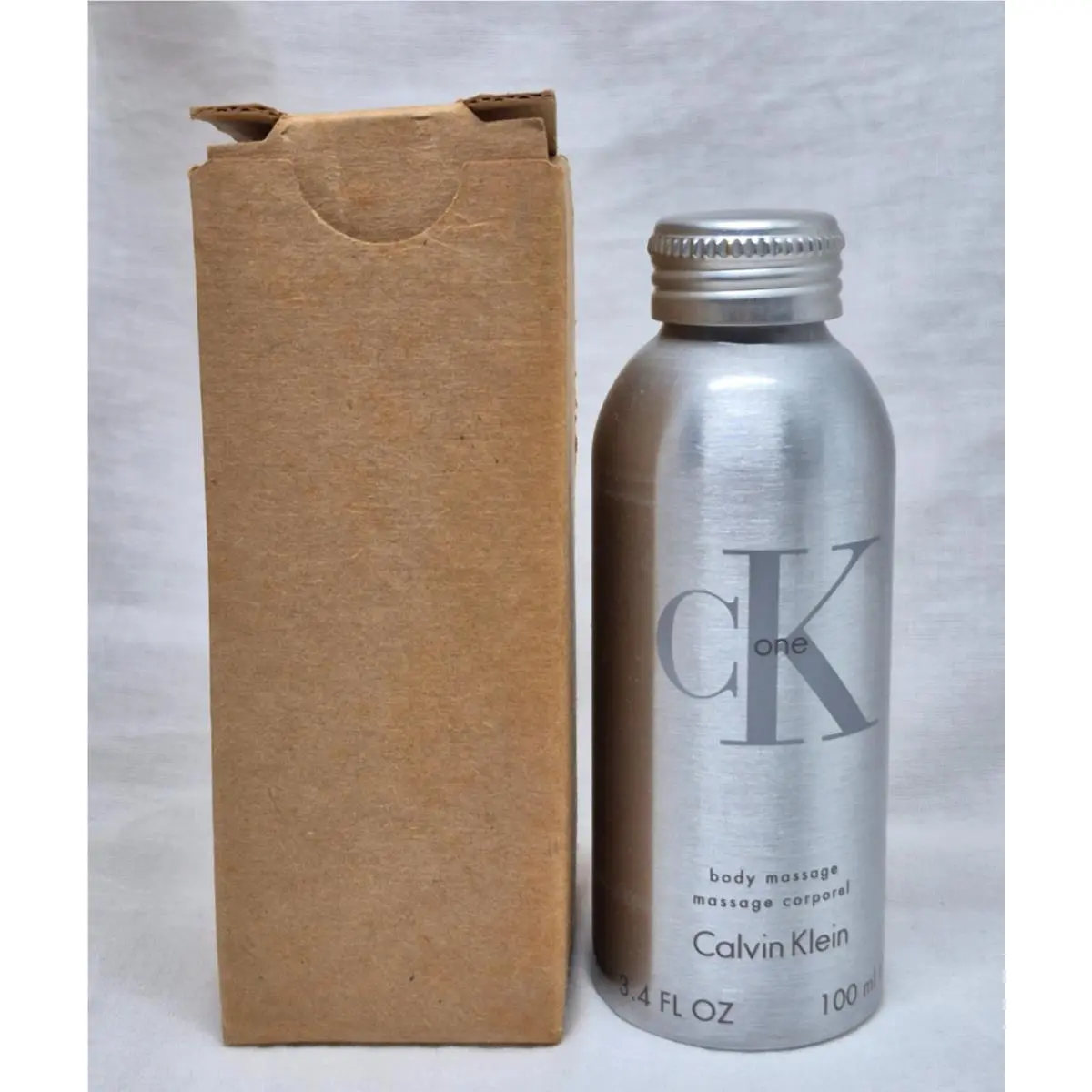 Calvin Klein CK One Body Massage Oil 100m Bottle Made in Usa