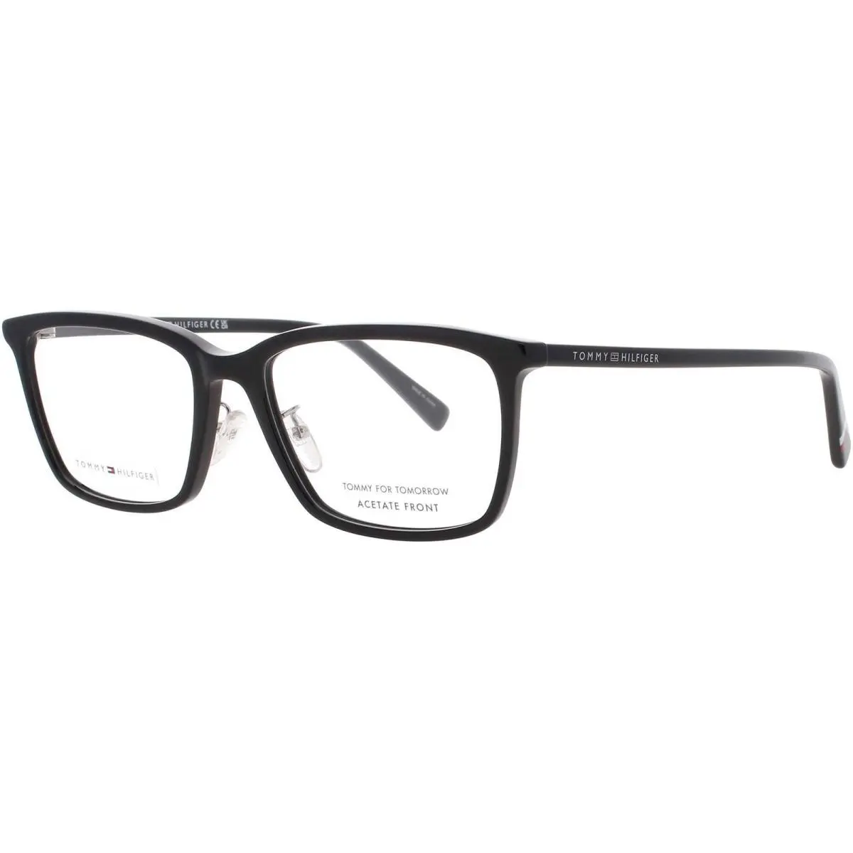 Men`s Eyeglasses Black Plastic Full Rim Frame TH 2015/F 807 by Tommy Hilfiger