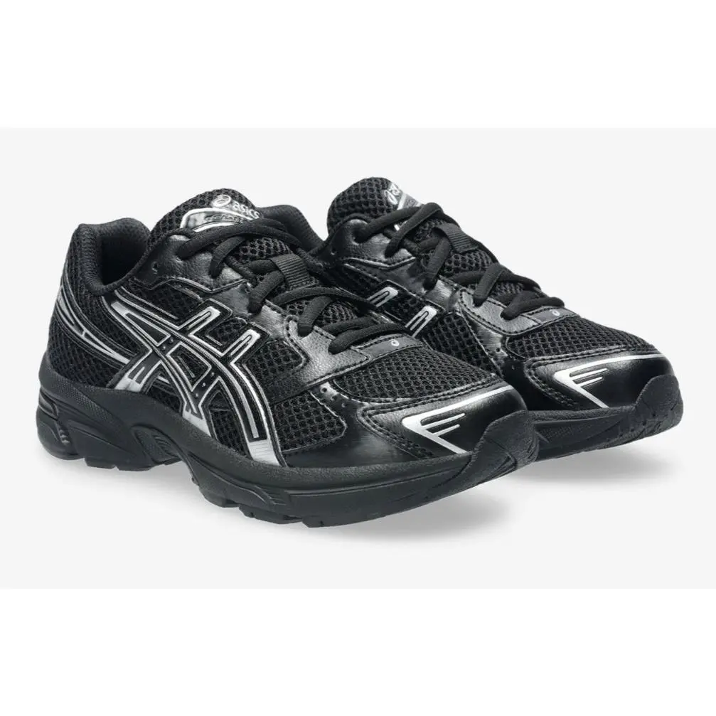 Asics Gel-1130 Black Pure Silver GS Women`s Sports Sneaker 1204A169-001