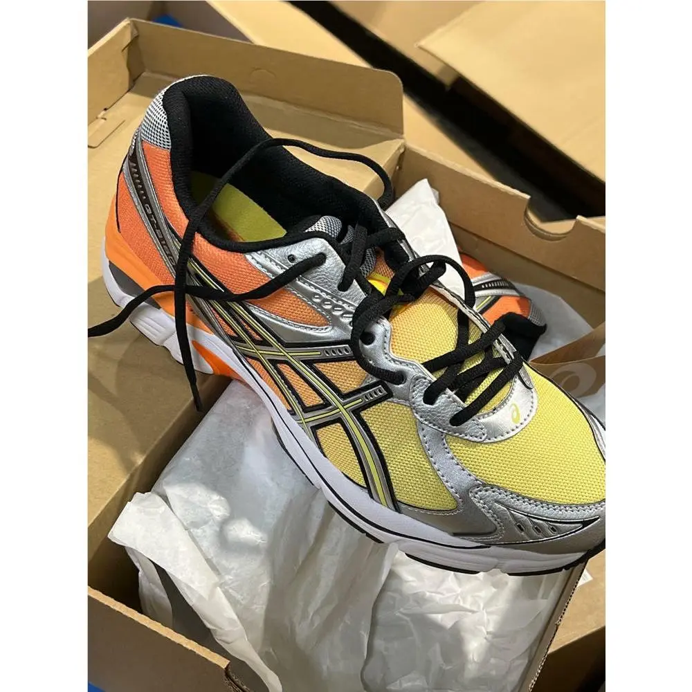 Asics shoes - Silver/Sun Peach/Banana Cream 13