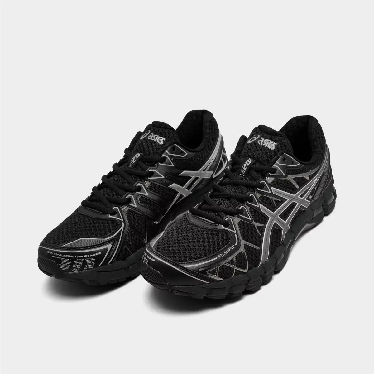 Asics shoes - 1203A388 003 - Black/Clay Grey 5