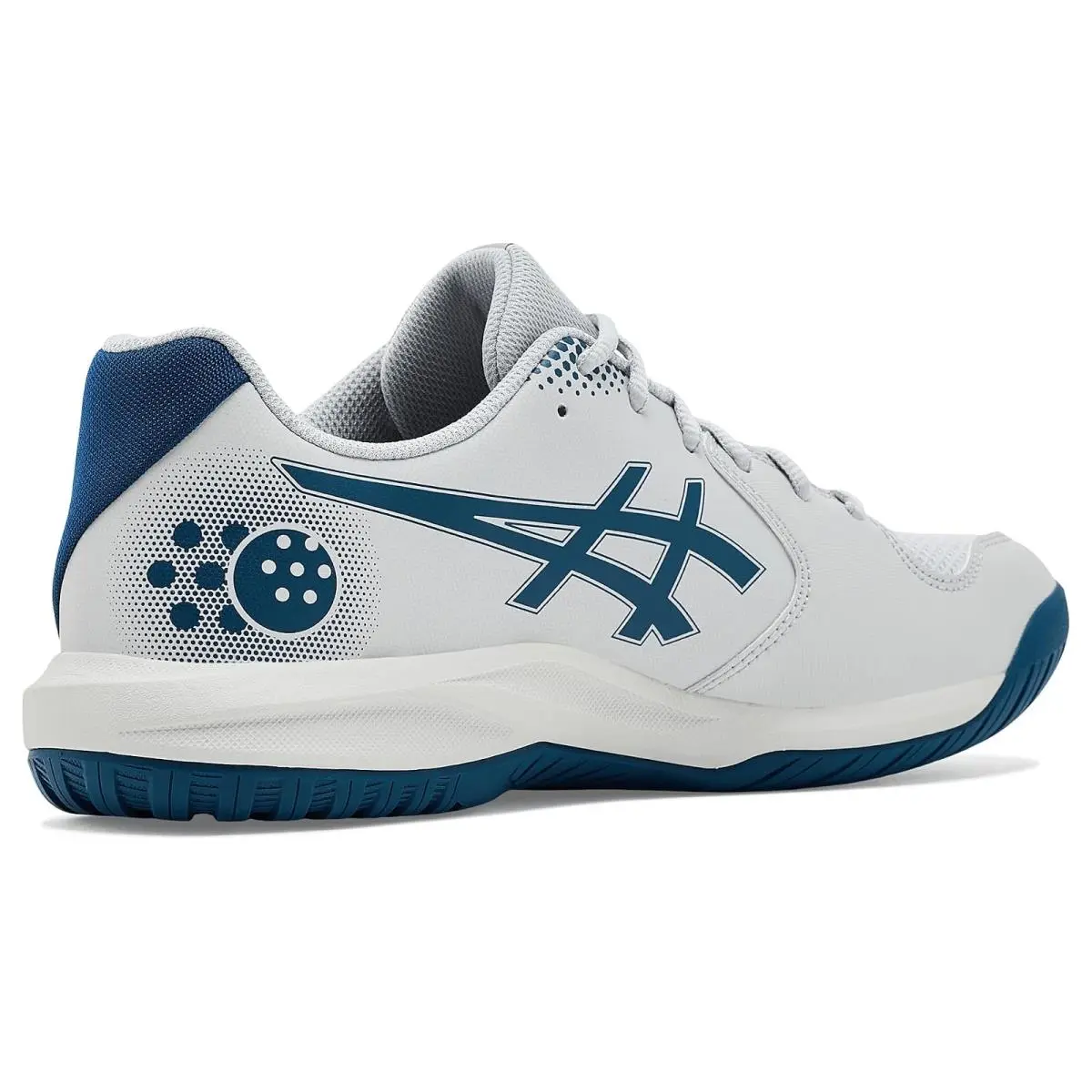 Asics shoes - Concrete/Mako Blue 8