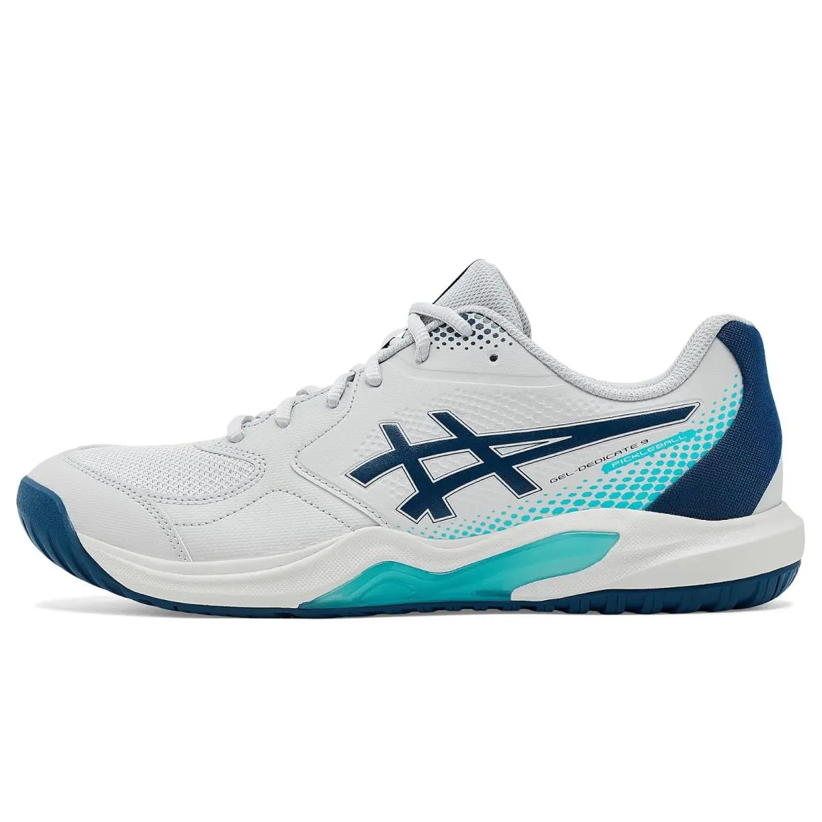 Asics shoes - Concrete/Mako Blue 9