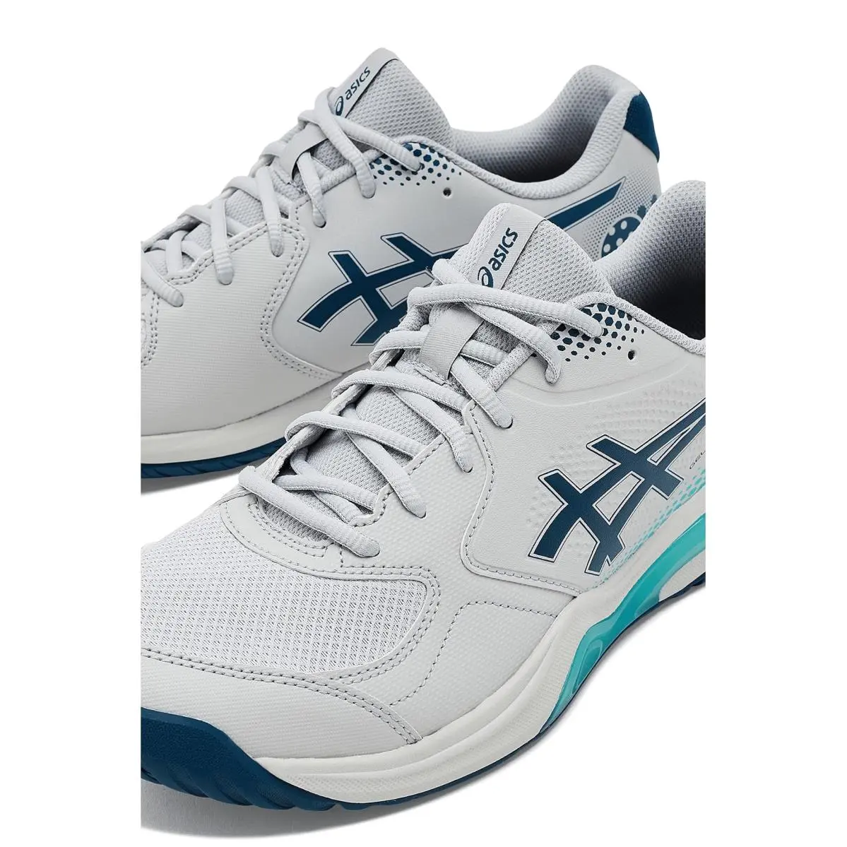 Asics shoes - Concrete/Mako Blue 11
