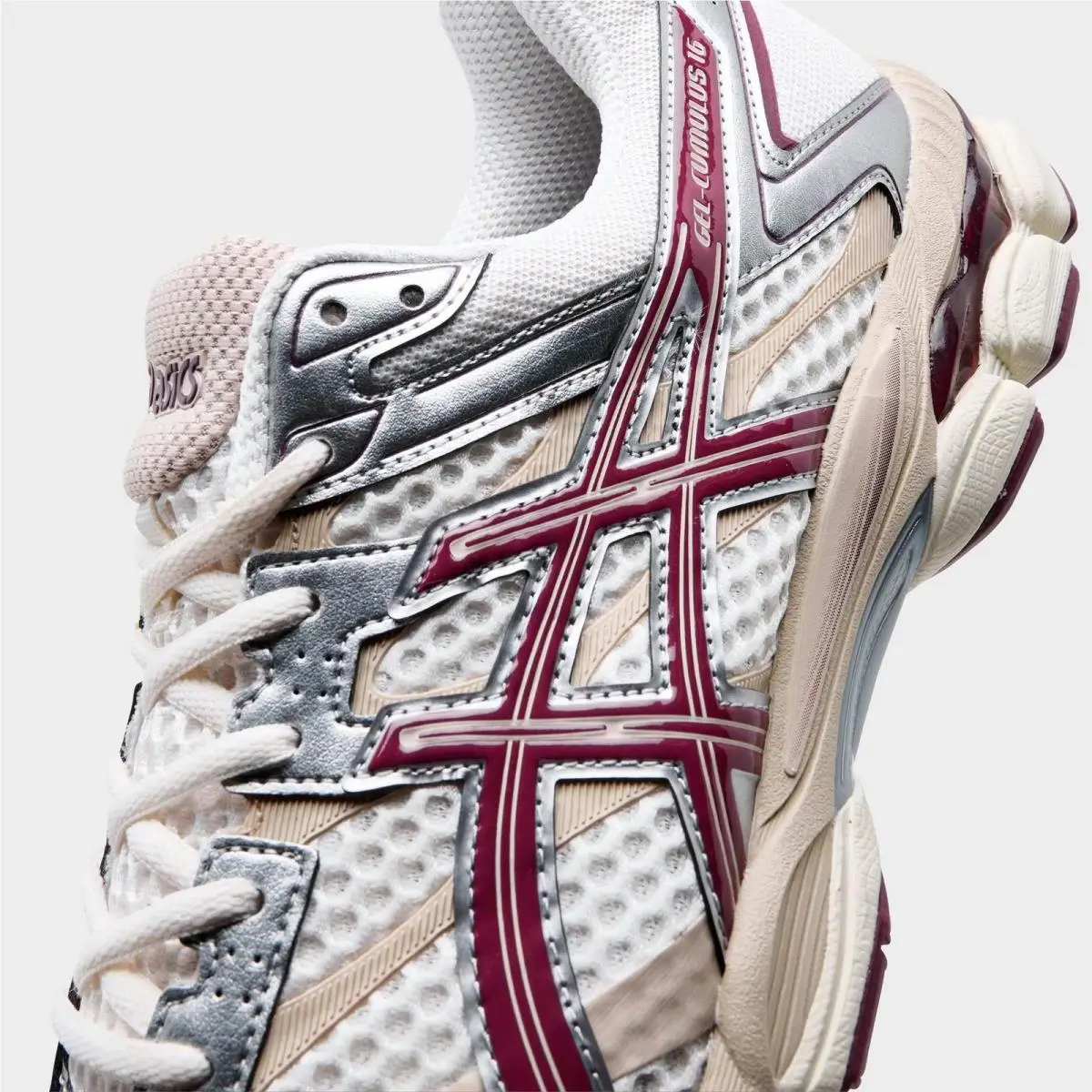 Asics shoes - 1203A733 104 - Cream/Beniimo Purple 0