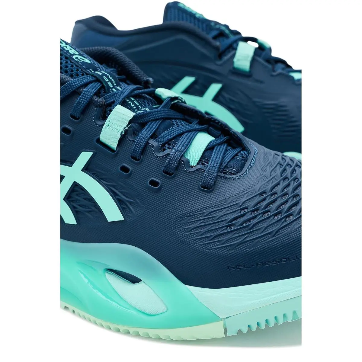 Asics shoes - Grey Blue/Pistachio 25