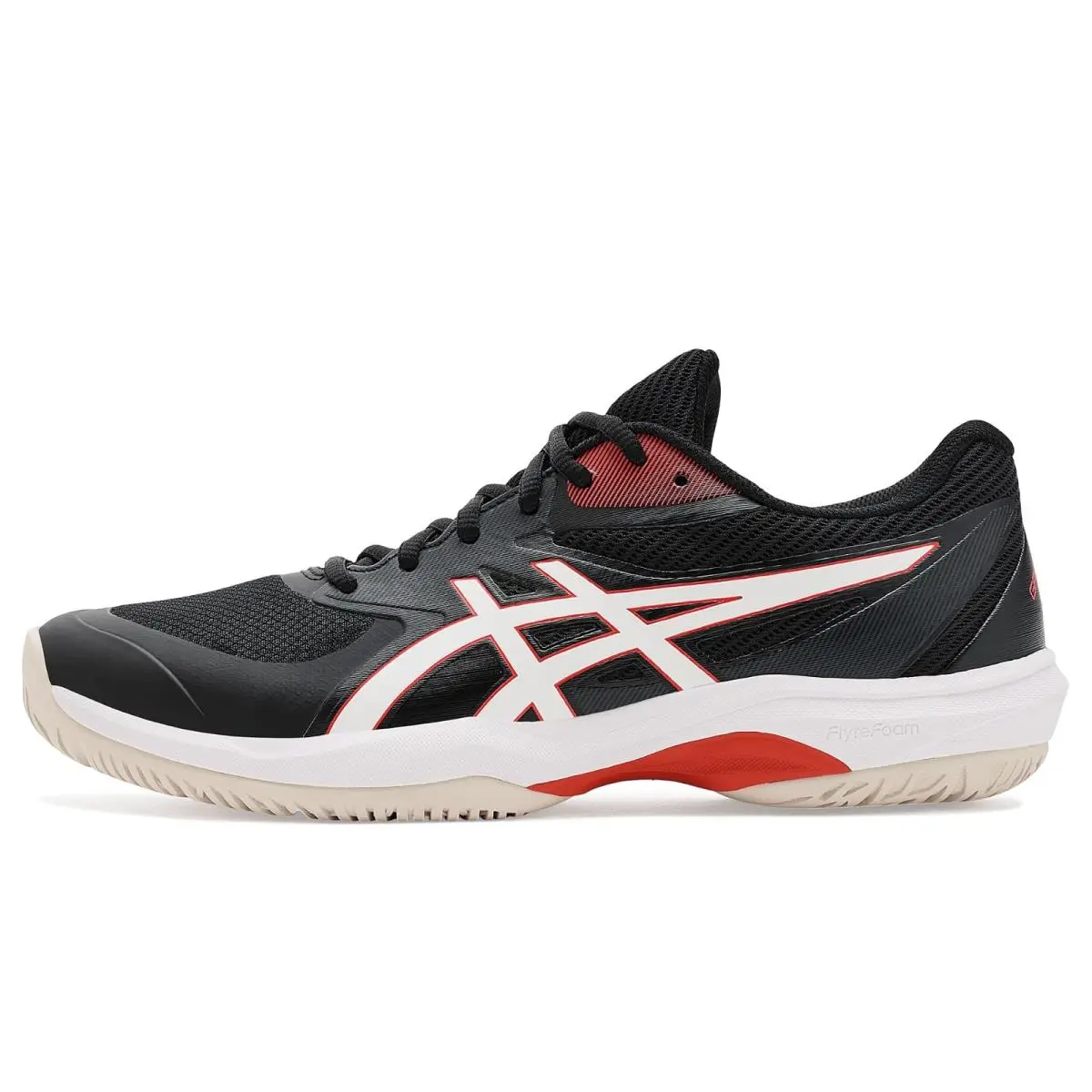 Asics shoes - Black/Cherry Tomato 9