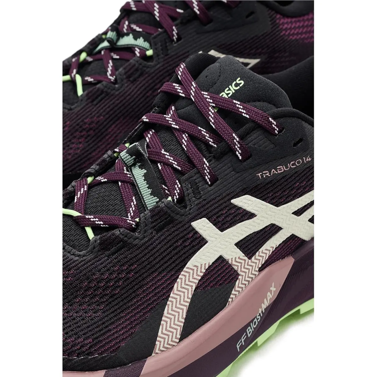 Asics shoes - Black/Dark Aubergine 11