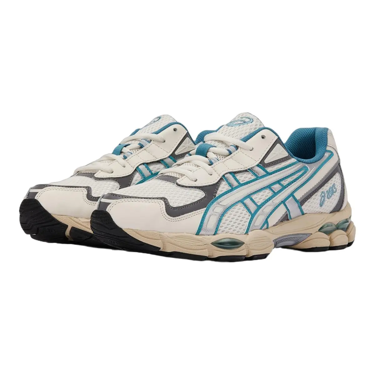 Asics shoes - Asics Gel-Nyc 2055 - 1203A542-106 - Cream/Blue Teal 0