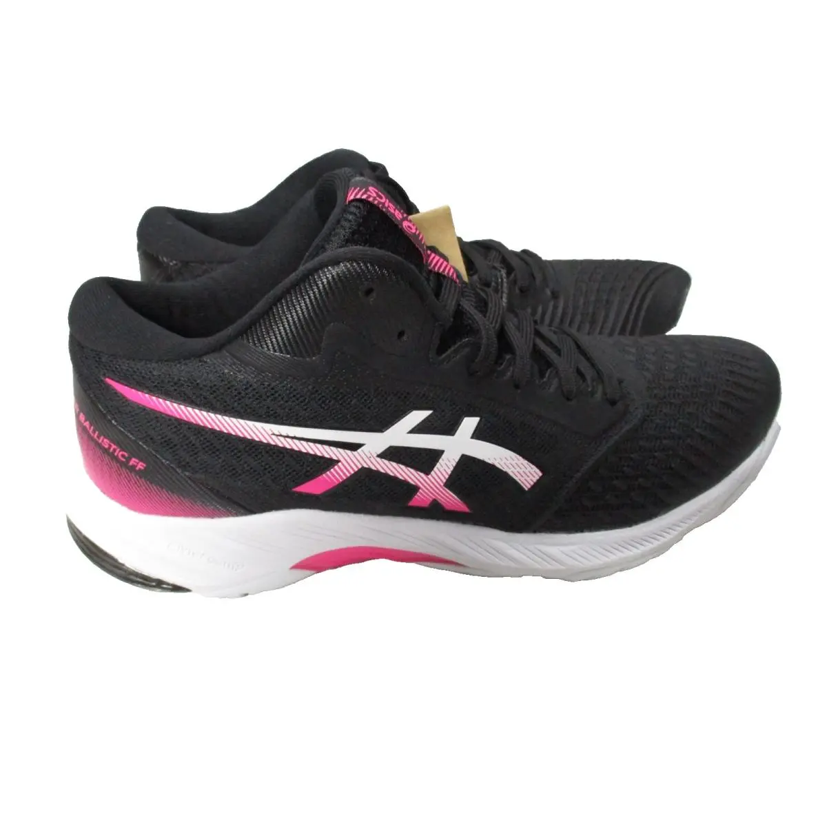 Asics Netburner Ballistic Ff Mt 3 Volleyball Shoes Womens Sz 10.5 Black Pink
