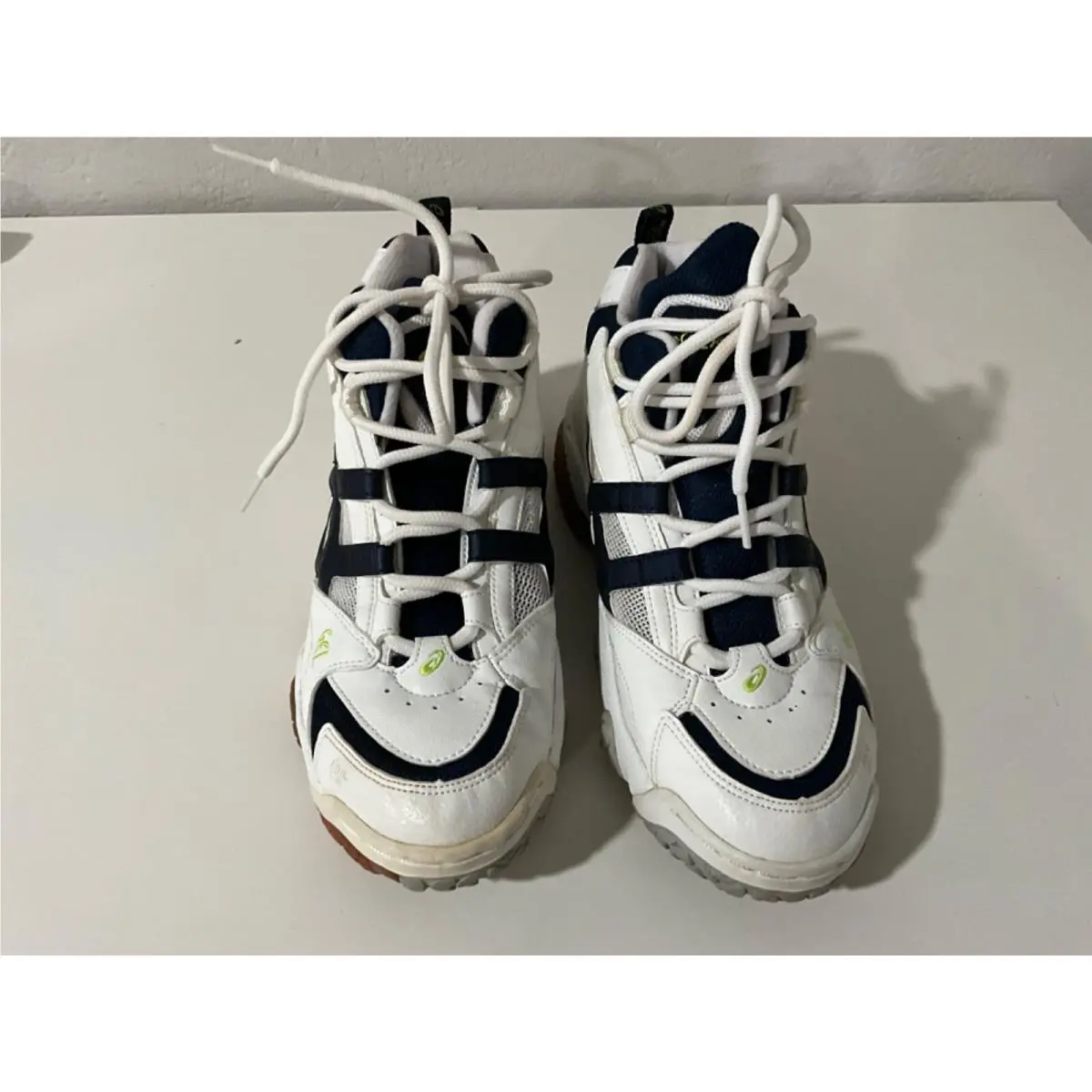 Asics shoes - GEL-ALTA CR MT - BY751 - WHITE BLUE LIME GREEN 2
