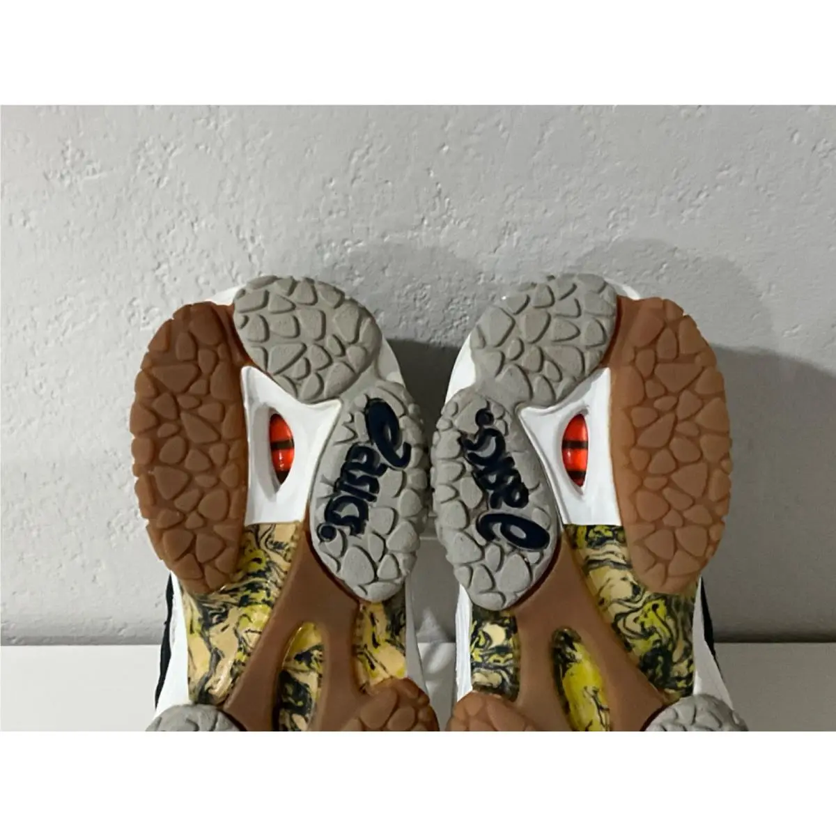 Asics shoes - GEL-ALTA CR MT - BY751 - WHITE BLUE LIME GREEN 7