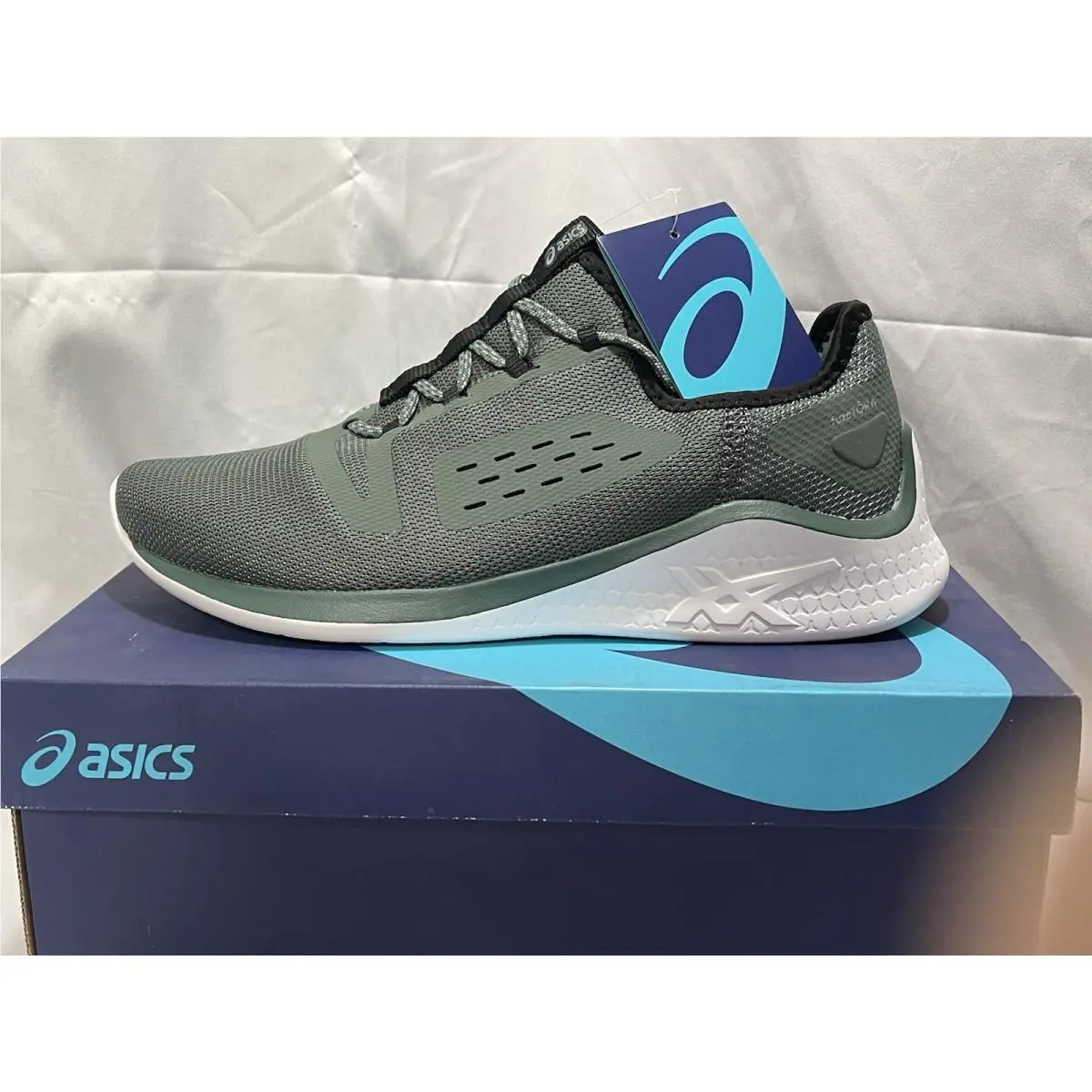 Asics Fuzetora Running Shoes Men’s US 8 Dark Forest Abyss Green Ortholite
