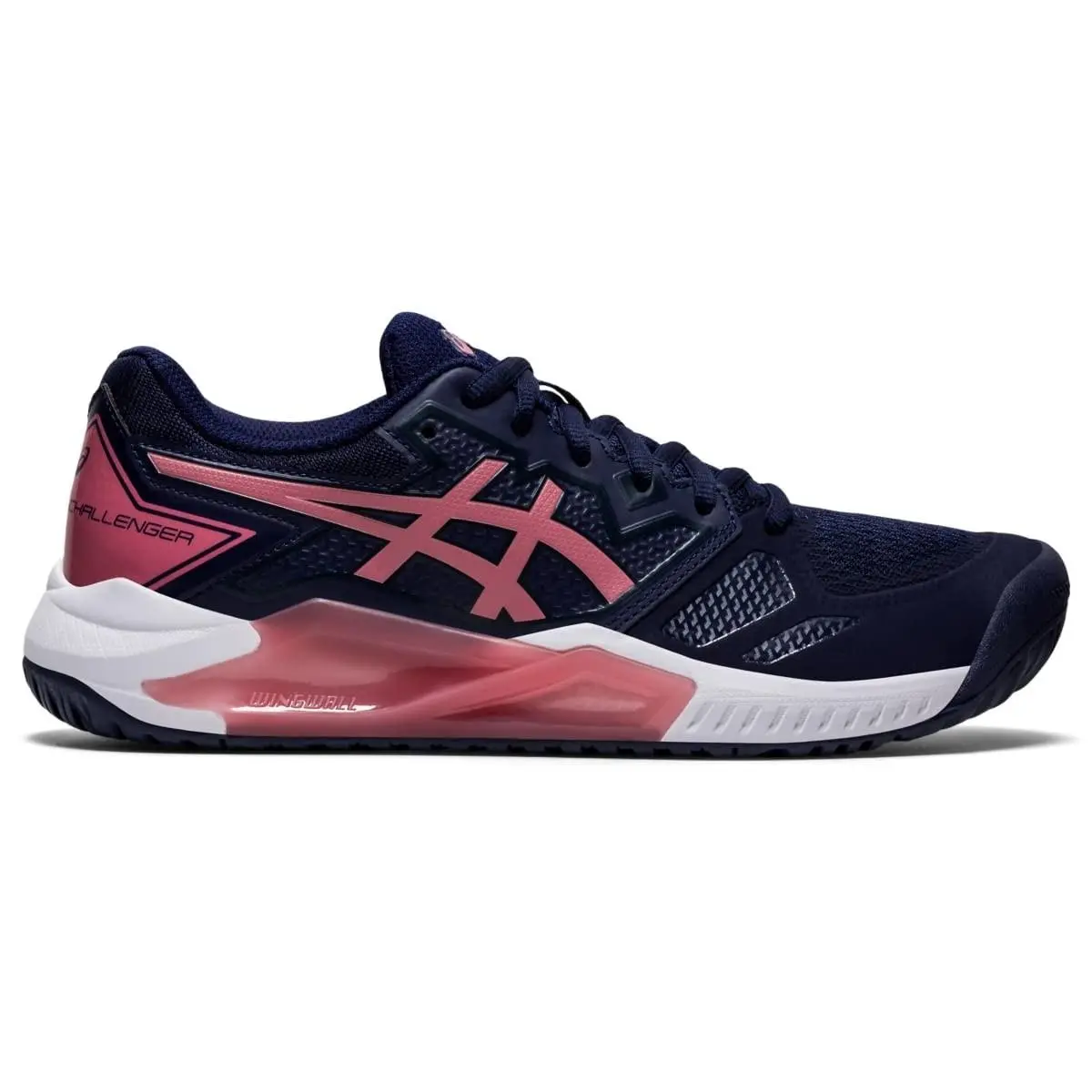 Asics Women`s Gel-challenger 13 Court Street Shoes 9.5 US Peacoat/smokey Rose