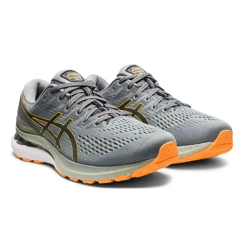 Asics Men`s Gel-kayano 28 Running Shoes Sheet Rock/ Orange Pop Size 13 M
