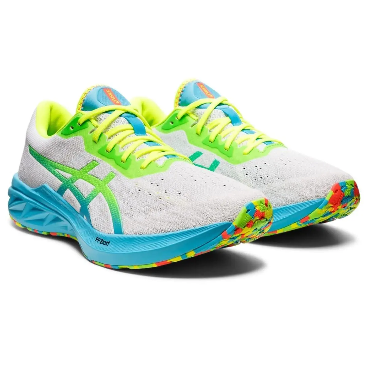 Asics shoes - ASICS Dynablast - Dynablast - 1011B416100 - White/Green Gecko 1