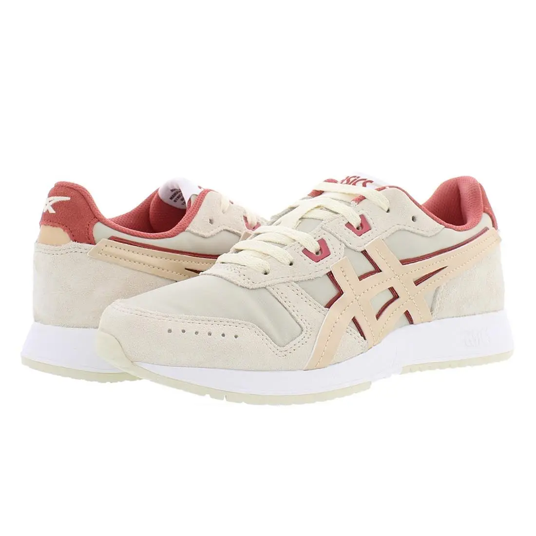 Asics shoes - Tan/Red, Full: Tan/Red (UPC: 196074137213) 0