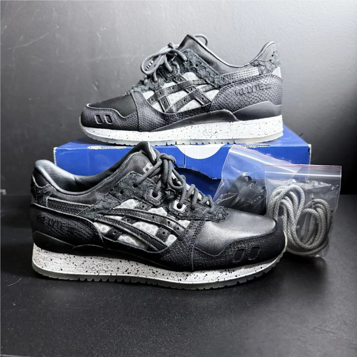 Asics X Bait “nightmare” 25th Anniversary Gel Lyte Iii Men’s Size 8 H53SK-9090