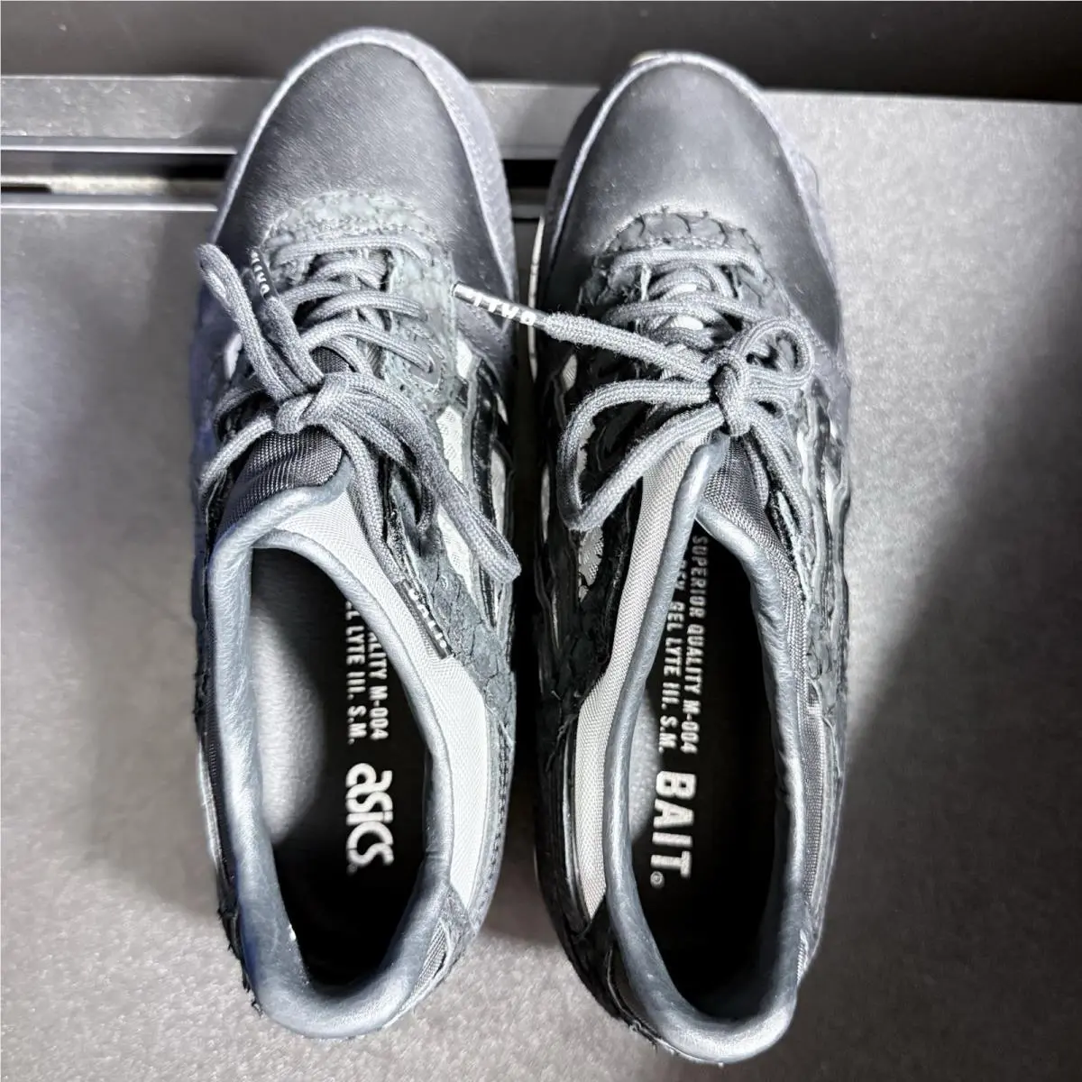 Asics shoes - ASICS Gel Lyte 3 - Gel Lyte - H53SK-9090 - Black, Manufacturer: Black/Silver 8