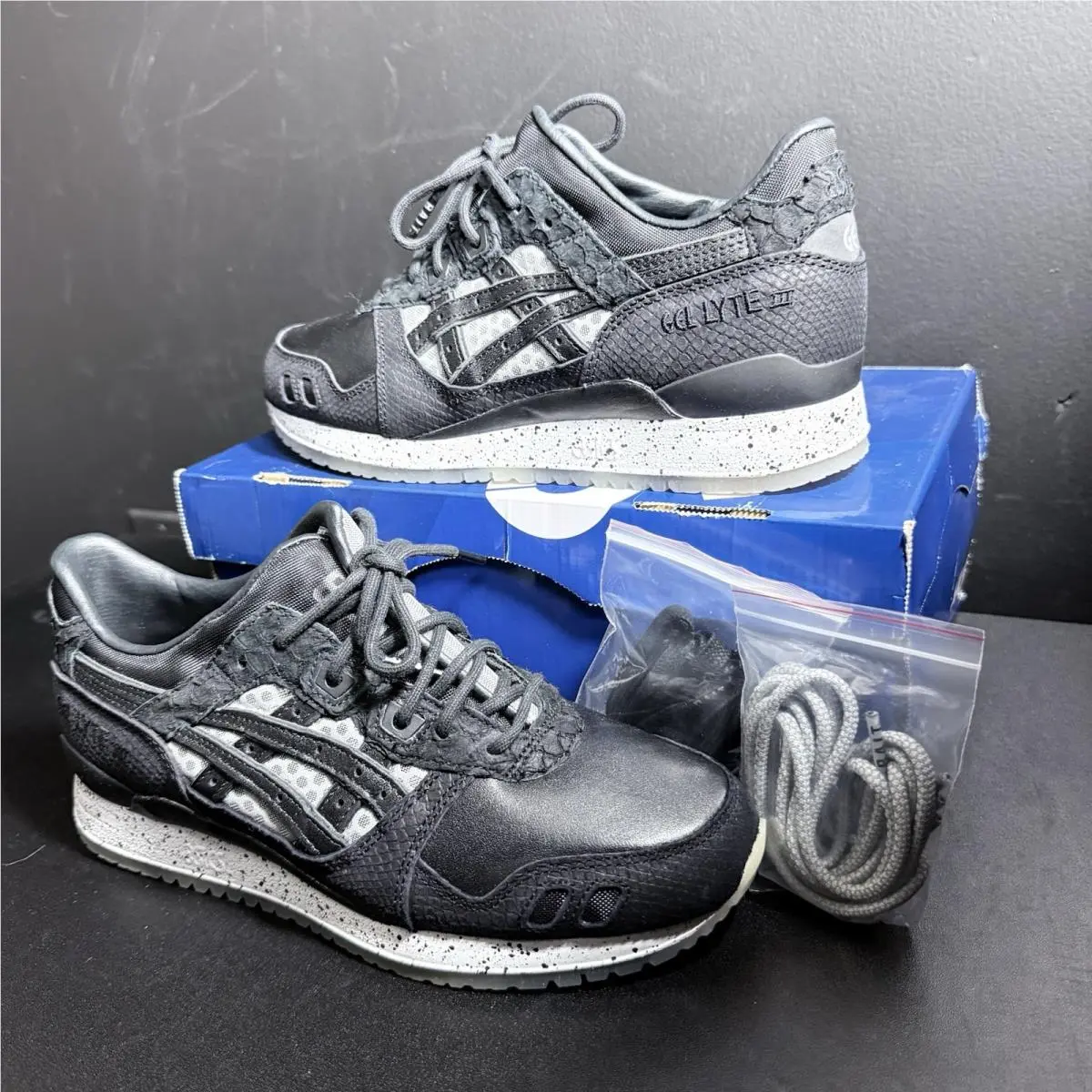 Asics shoes - ASICS Gel Lyte 3 - Gel Lyte - H53SK-9090 - Black, Manufacturer: Black/Silver 0