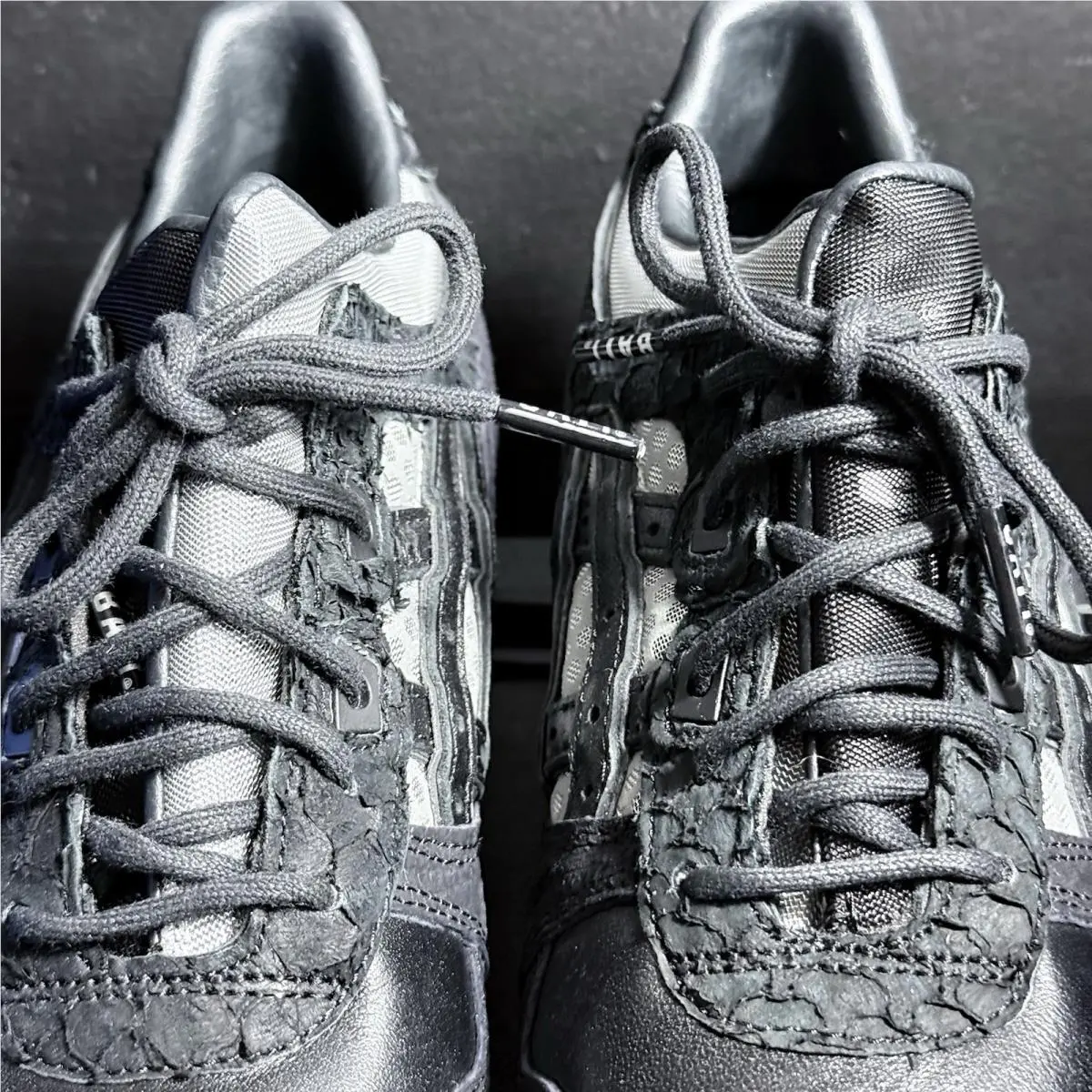Asics shoes - ASICS Gel Lyte 3 - Gel Lyte - H53SK-9090 - Black, Manufacturer: Black/Silver 7