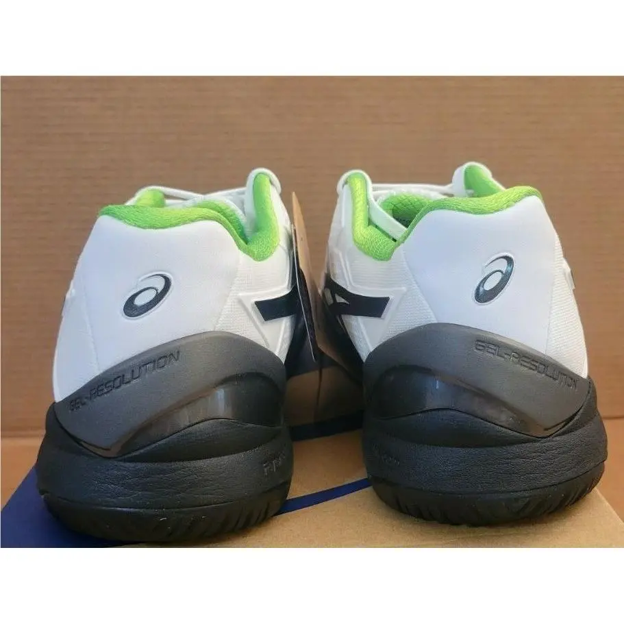 Asics shoes - ASICS Gel-Resolution 8 - 1041A079-105 - White/Green Gecko (UPC: 194851863751) 2