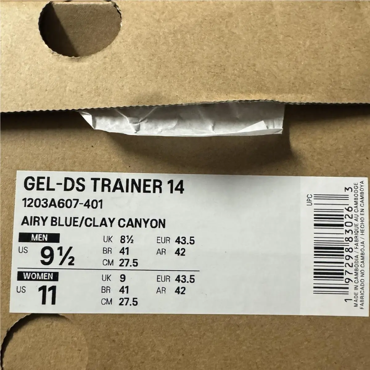 Asics shoes - Asics Gel-DS Trainer 14 1203A607-401 - 1203A607-401 - Blue 7