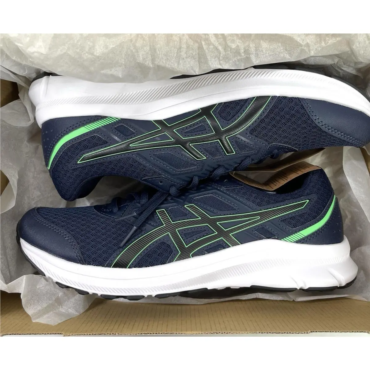 Asics Jolt Men’s Running Shoes Low-top Sneakers Blue US Size 10.5