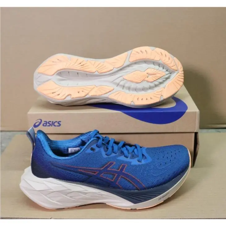 Asics Novablast 4 Running Shoes Rich Navy Black 1011B693 Mens Size 7.5