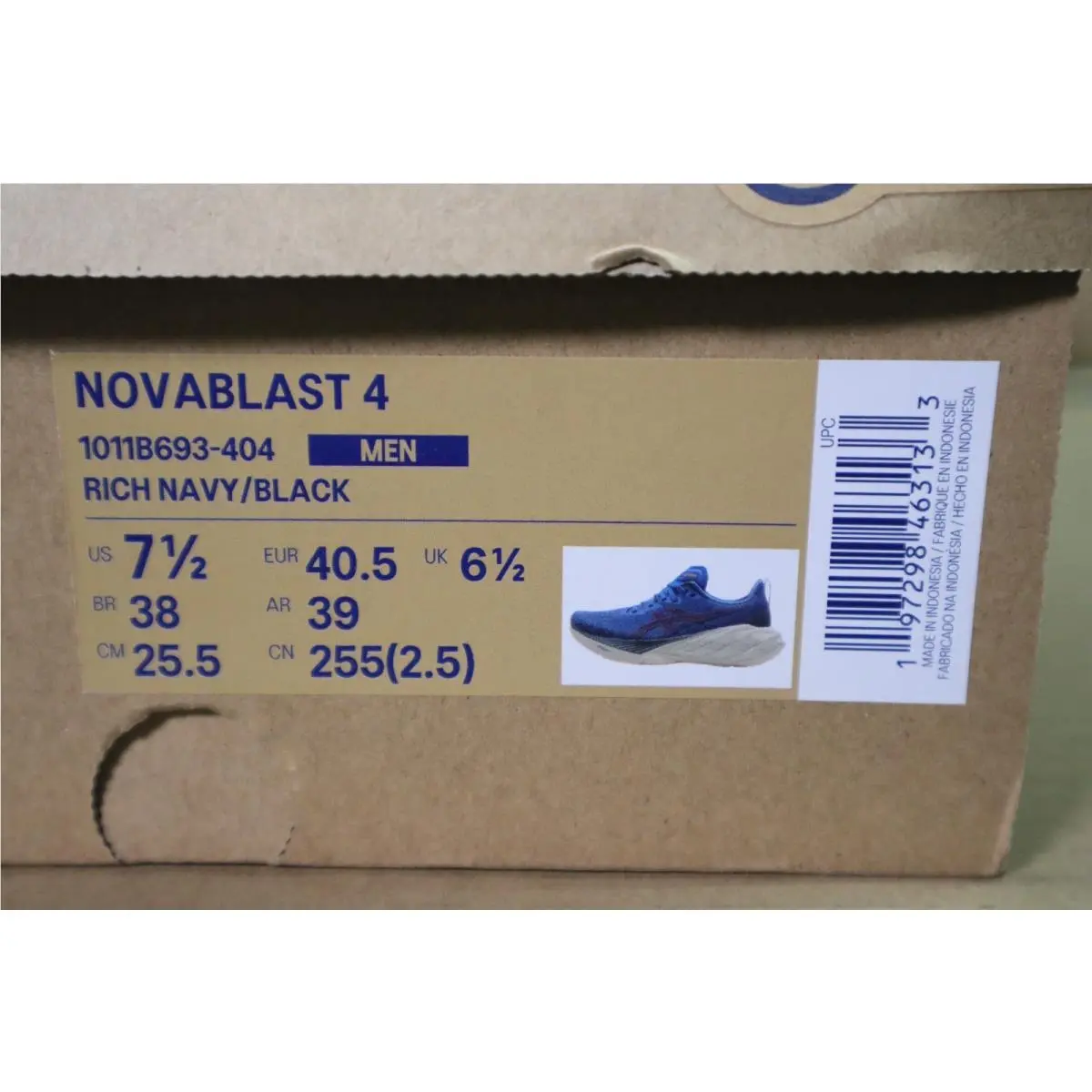 Asics shoes - ASICS Novablast 4 - Novablast - 1011B693-404 - Blue 11