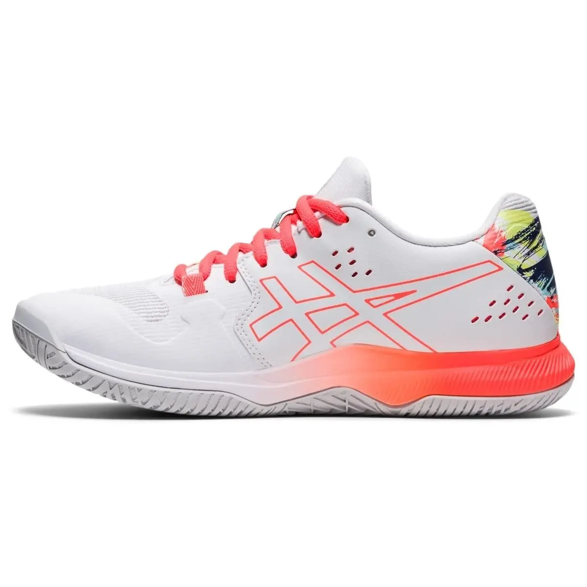 Asics shoes - ASICS GEL-Tactic - 10172A076960 - White/Sunrise RED 0