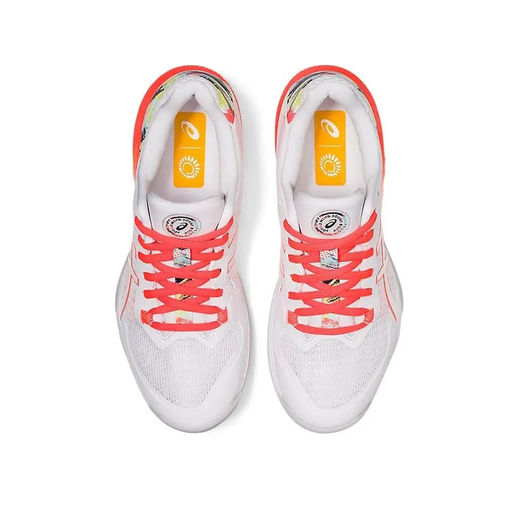Asics shoes - ASICS GEL-Tactic - 10172A076960 - White/Sunrise RED 4