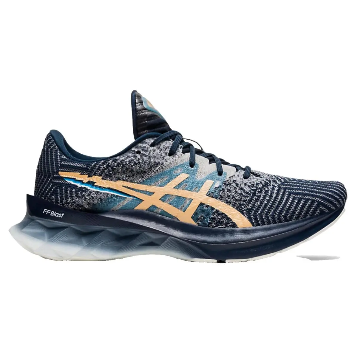 Asics Women`s Novablast Pixel Noise Running Shoes 5 US - Limited Edition