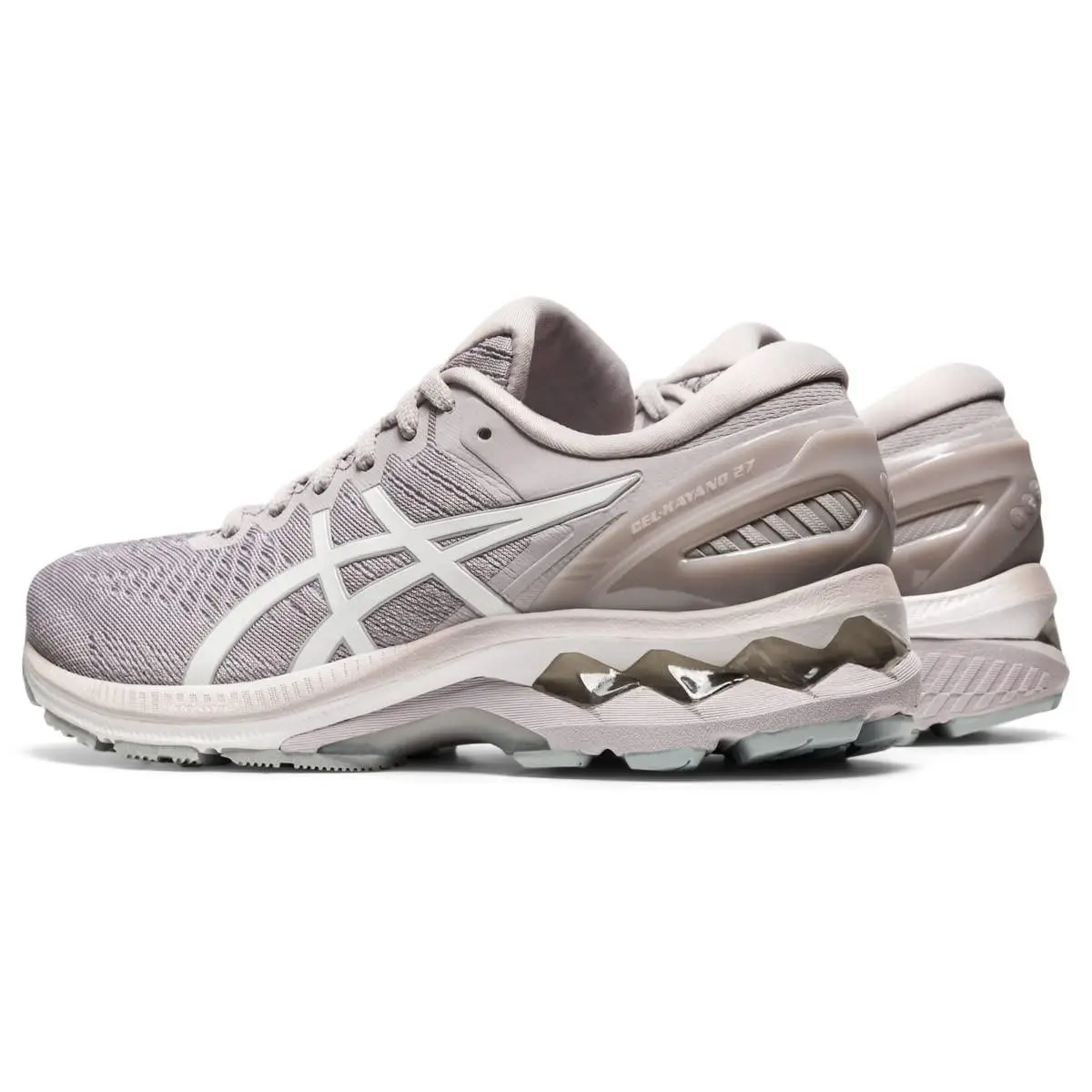 Size 11- Asics Women`s Gel Kayano 27 Haze/white 1012A649-250 - White