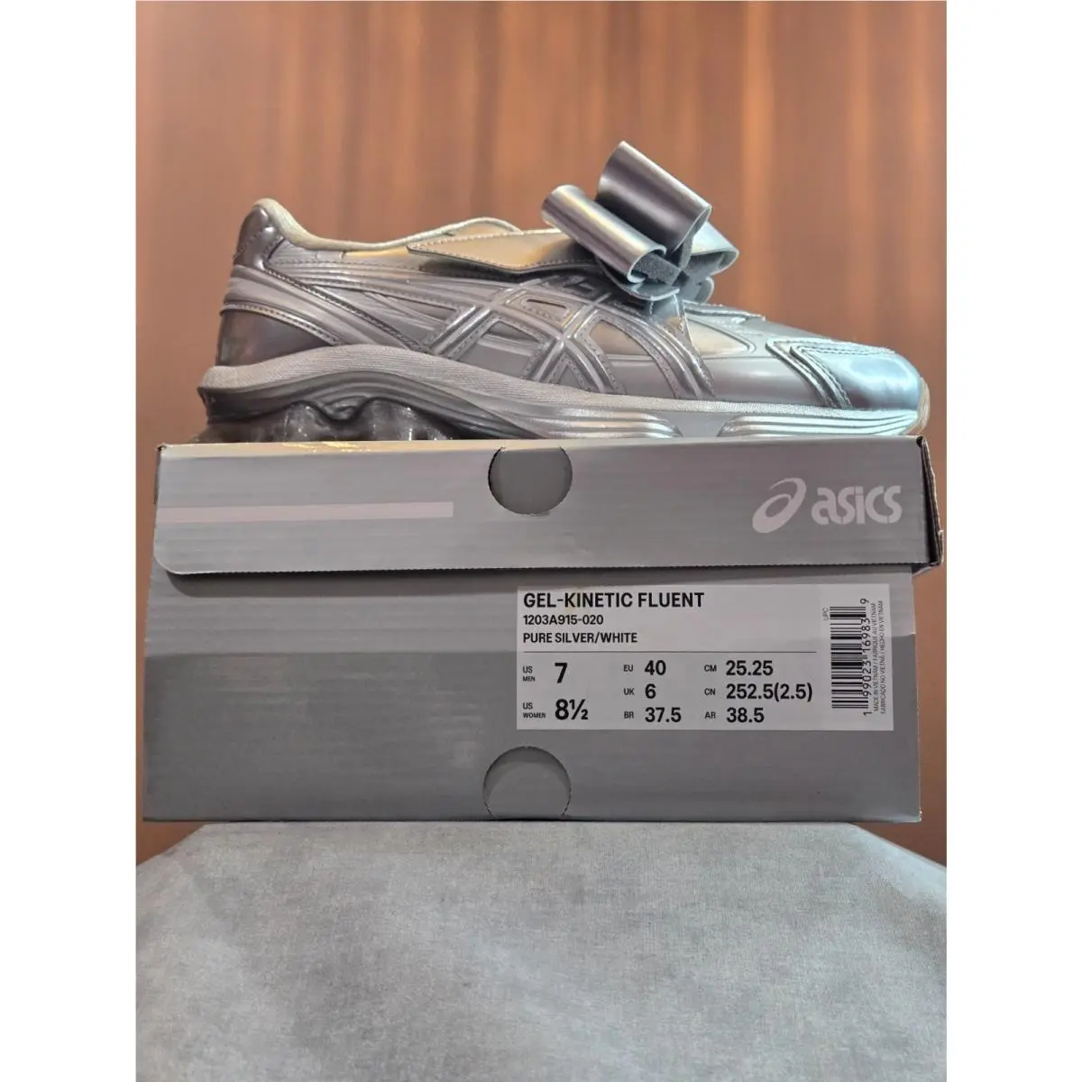 Asics shoes - asics x SHUSHU/TONG Gel-Kinetic Fluent - 1203A915-020 - Silver 9