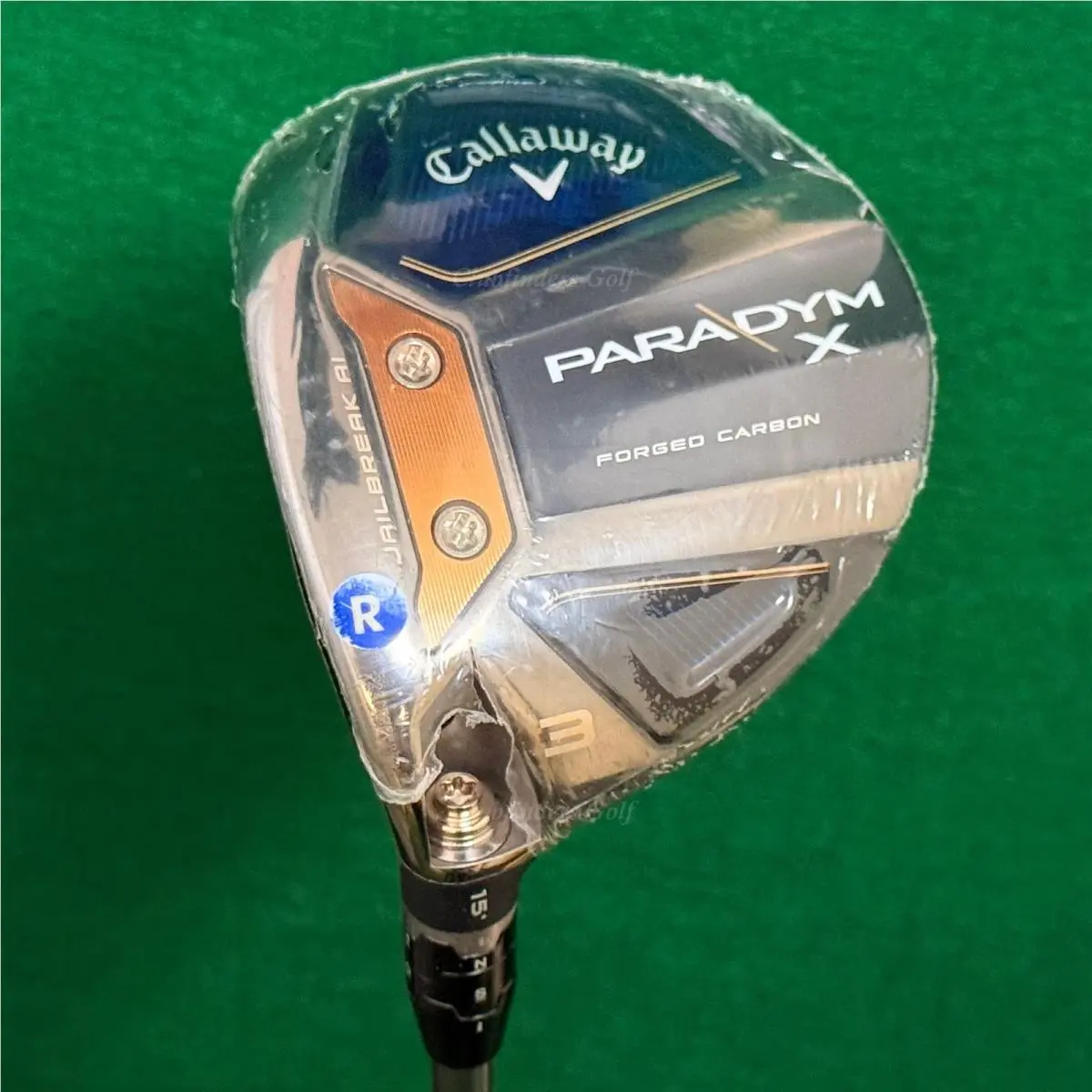 LH Callaway Paradym X 15° Fairway Wood 3 Hzrdus Silver 5.5 Regular