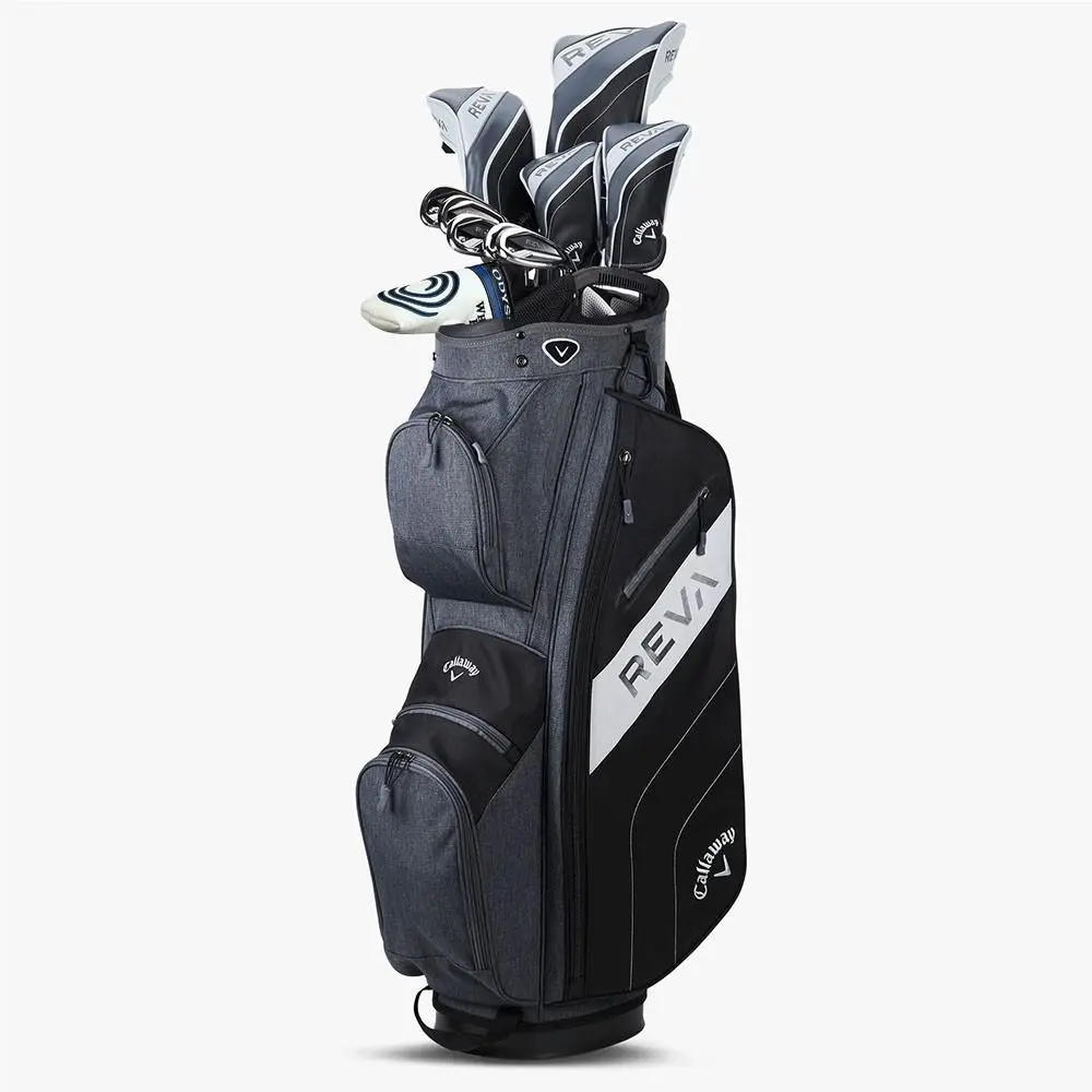Lady Callaway Reva 25 Complete 11 Piece Golf Set Black - Non Matching Putter